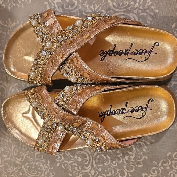 NWOT Free People Moon Child Sandals - Picture 15 of 16